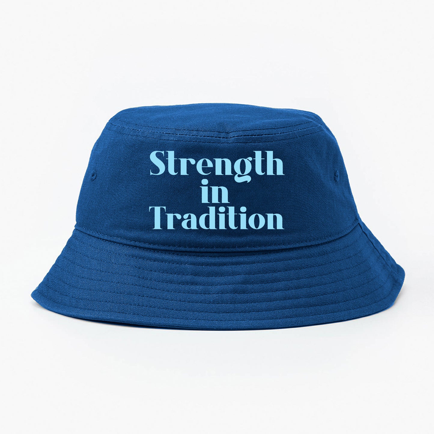 Strength in Tradition Sky Blue Bucket Hat
