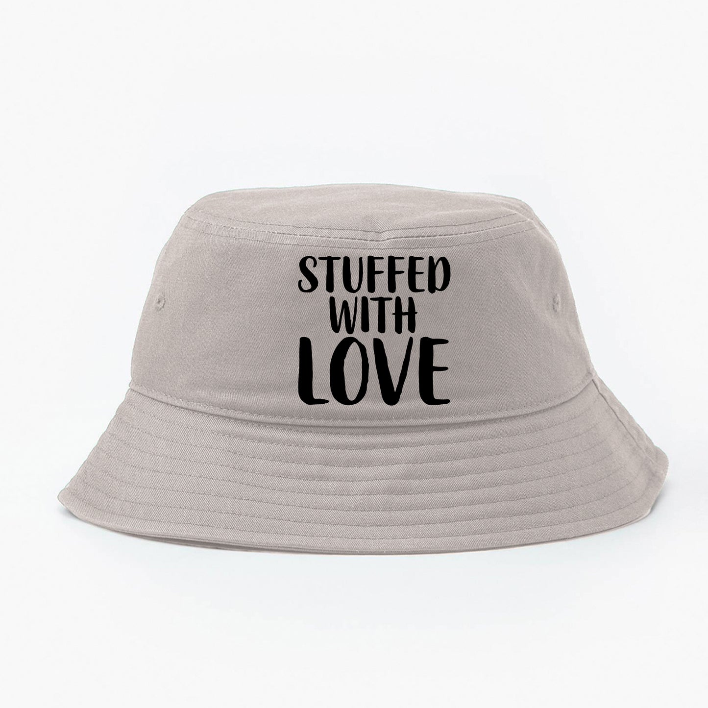 Stuffed with Love Black Bucket Hat