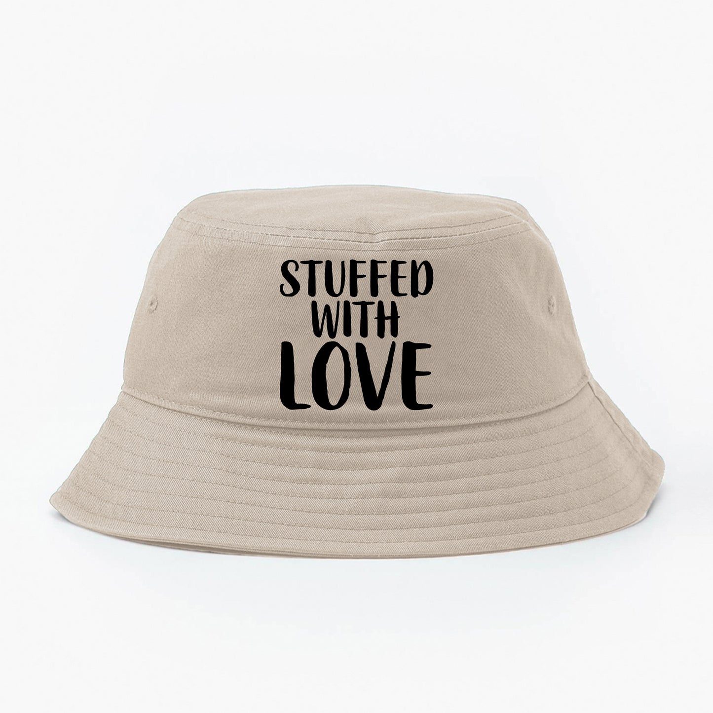 Stuffed with Love Black Bucket Hat