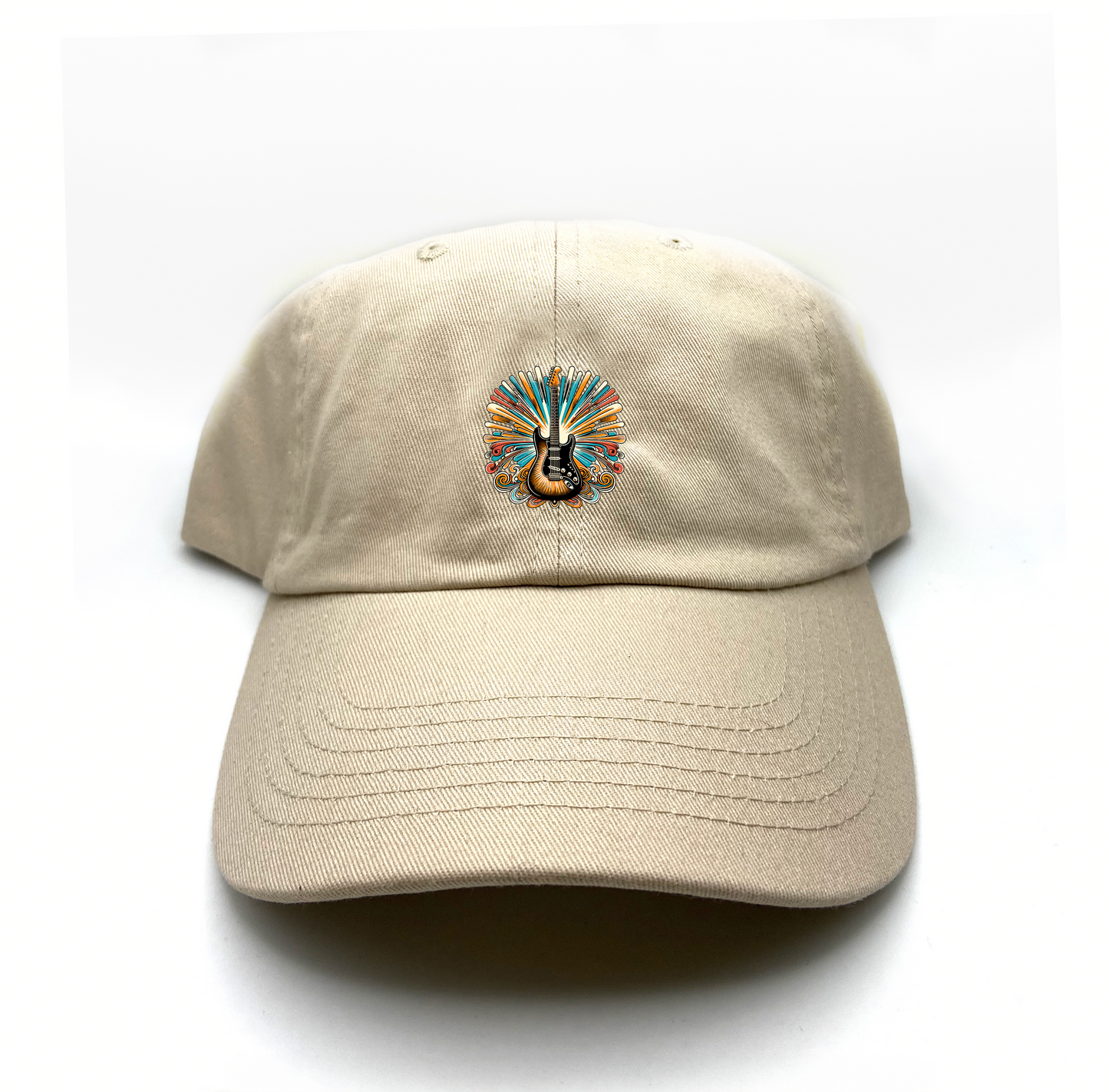 Sunburst Guitar Dad Hat
