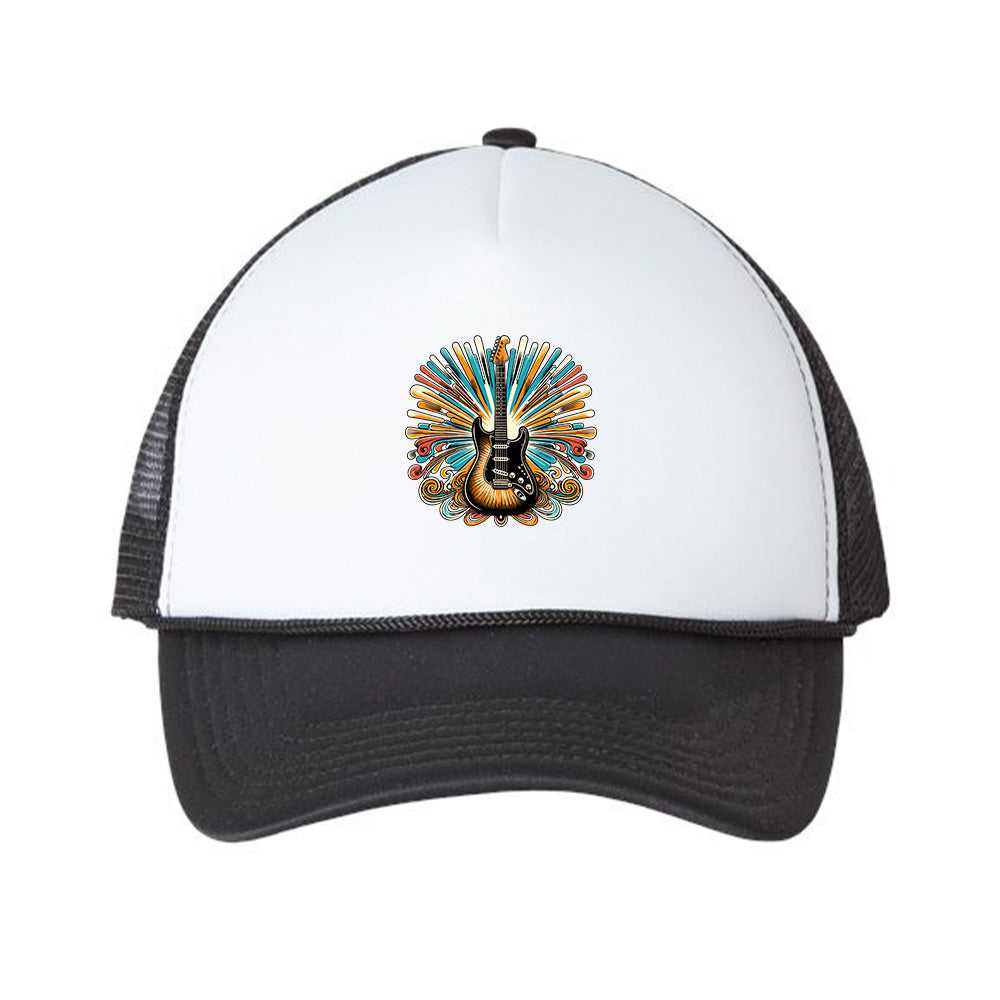 Sunburst Guitar Foam Trucker Hat
