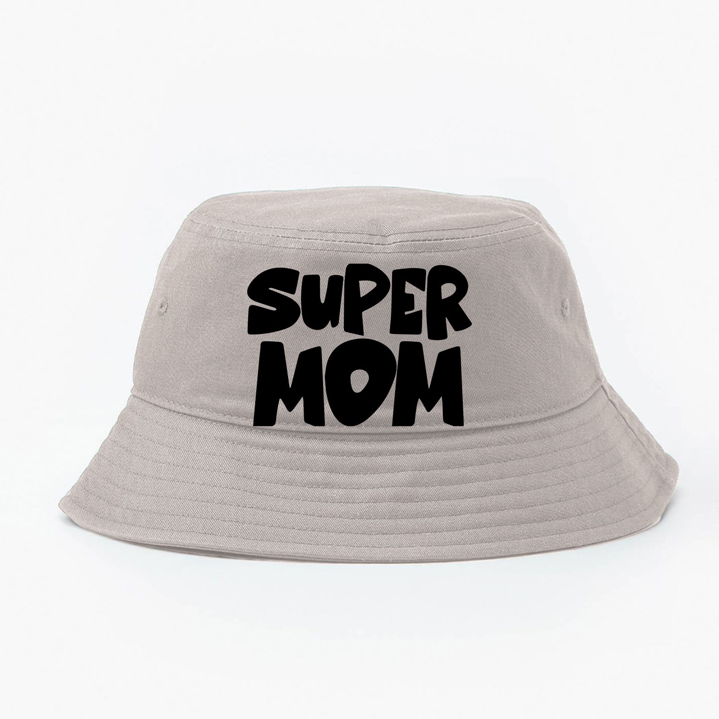 Super Mom Black Bucket Hat