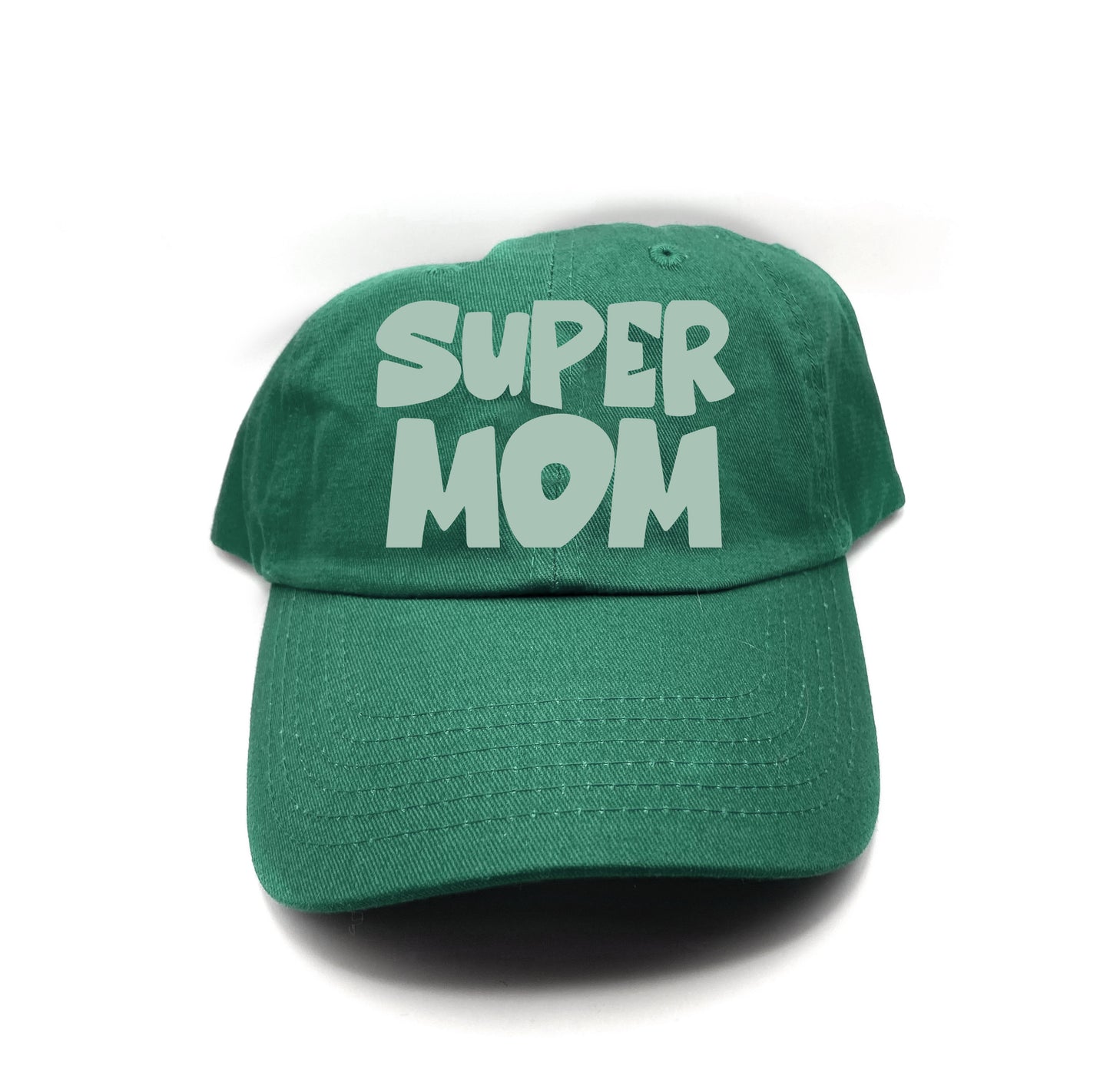 Super Mom Green Dad Hat