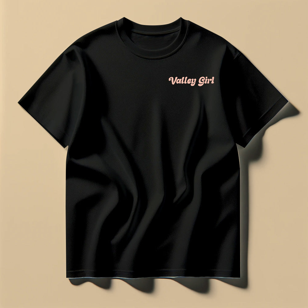Valley Girl Peach Tee Shirt