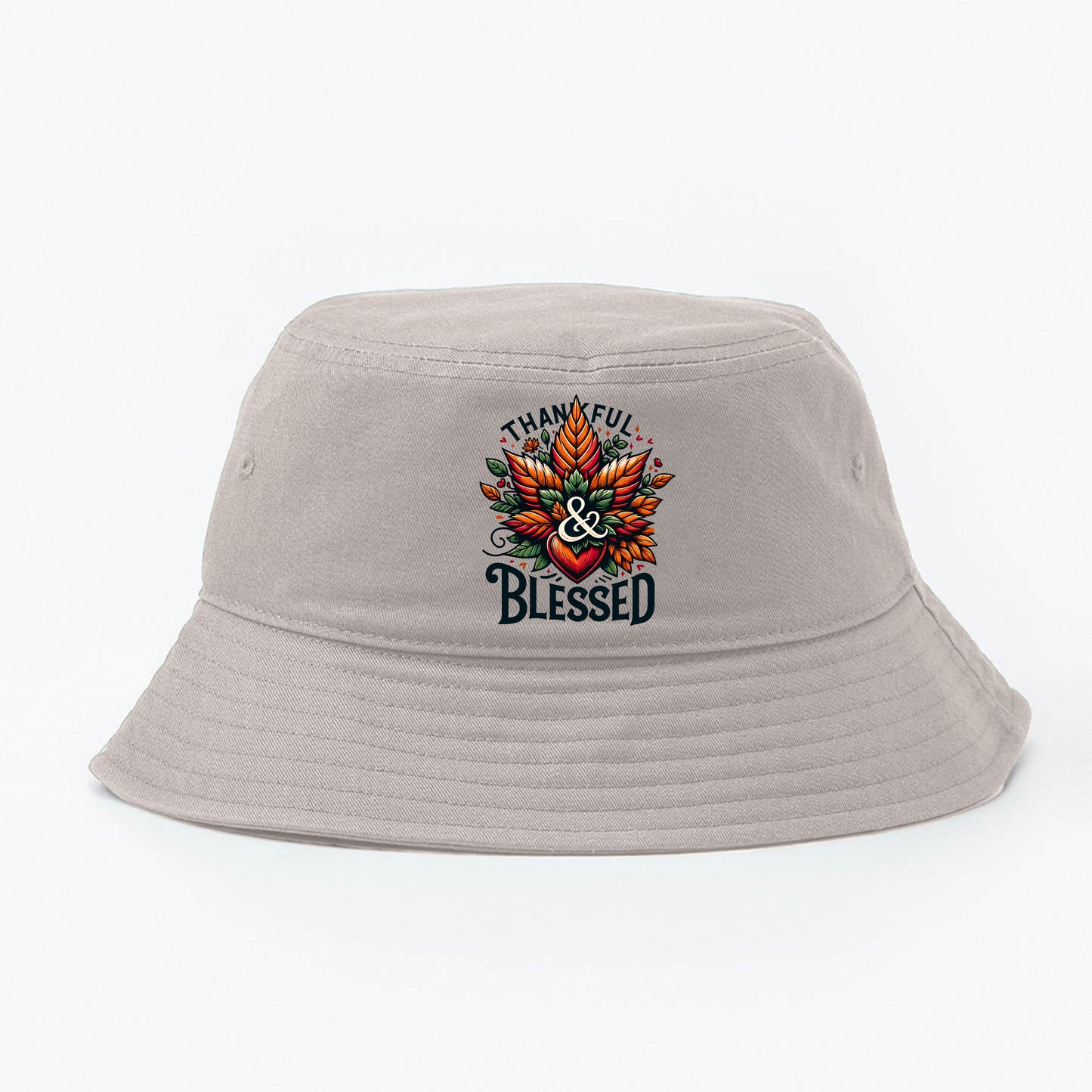"Thankful & Blessed" Bucket Hat