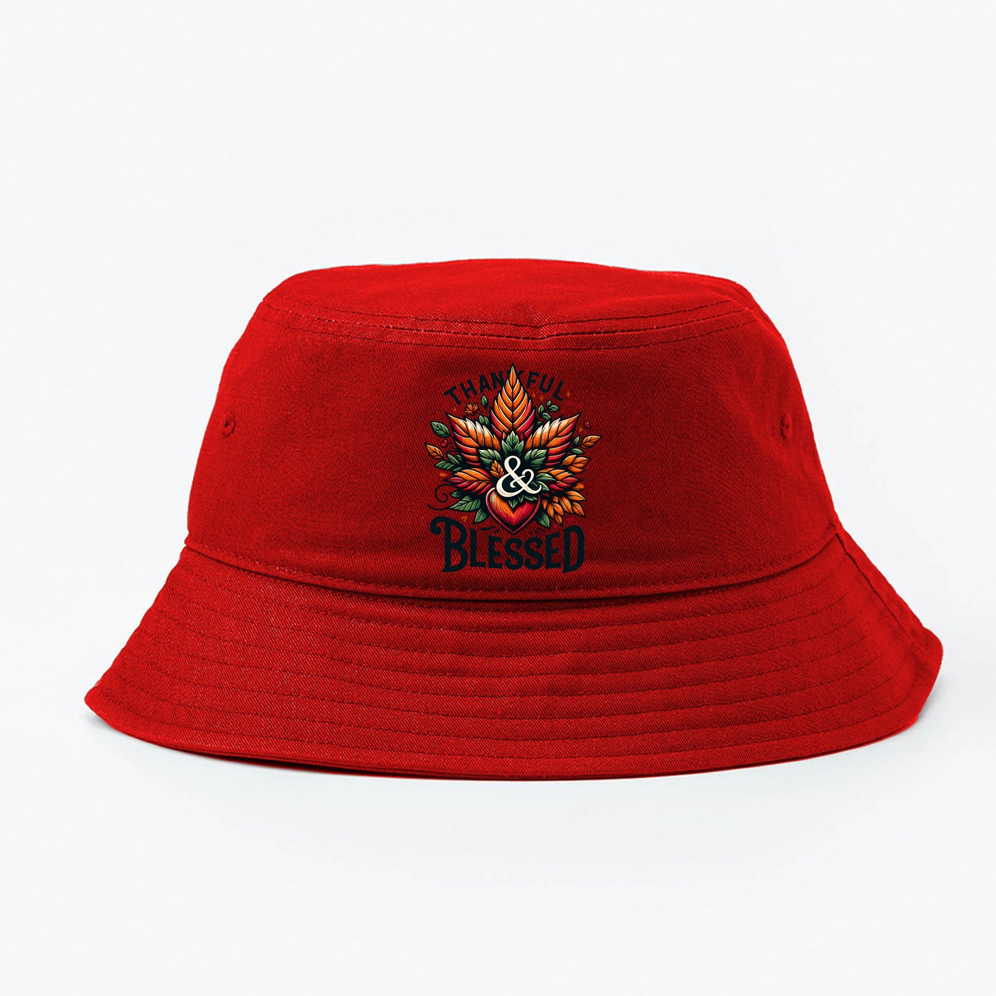 "Thankful & Blessed" Bucket Hat