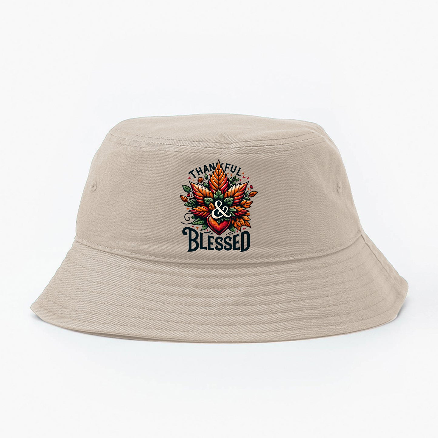 "Thankful & Blessed" Bucket Hat