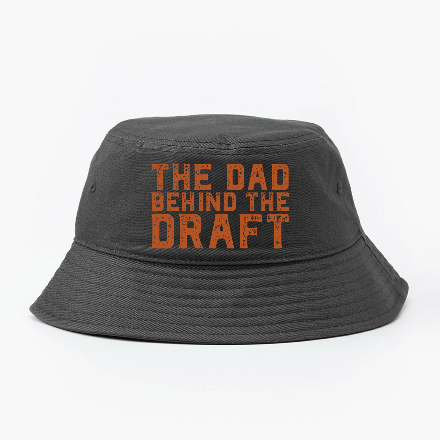 The Dad Behind the Draft Brown Bucket Hat