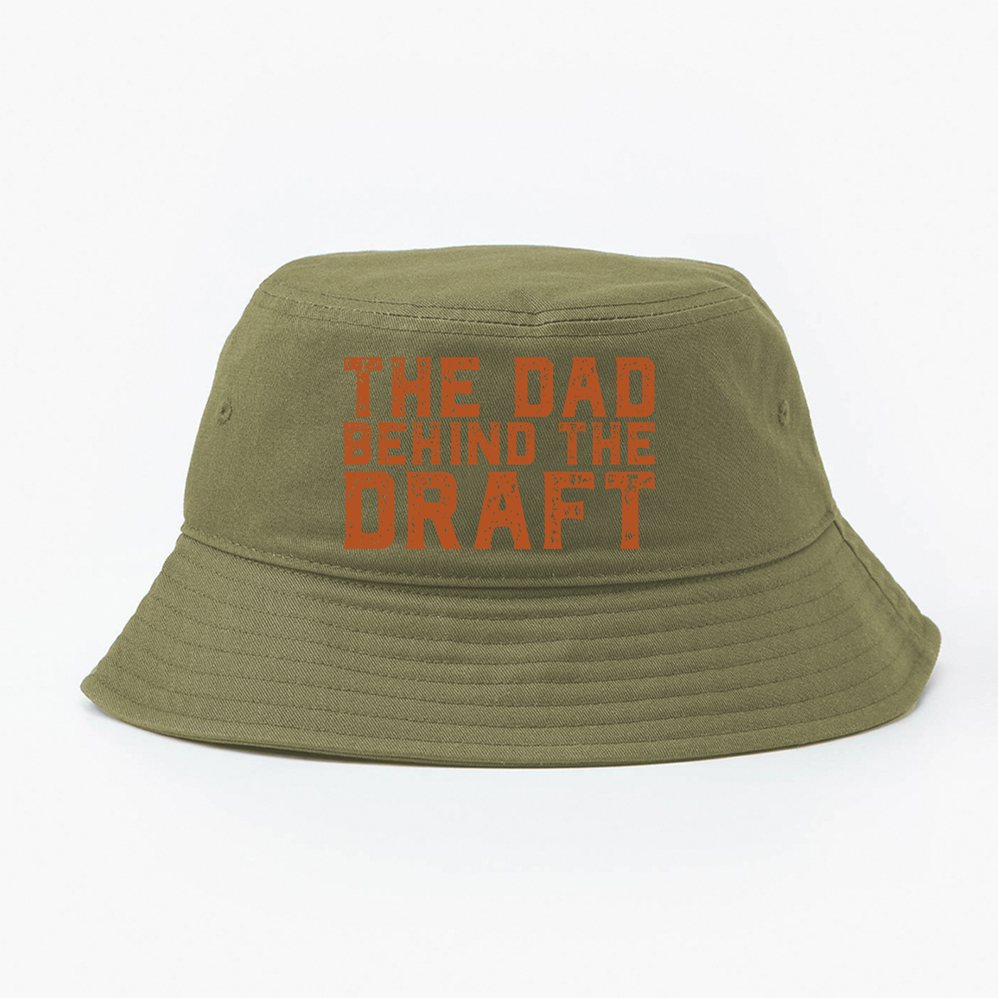 The Dad Behind the Draft Brown Bucket Hat