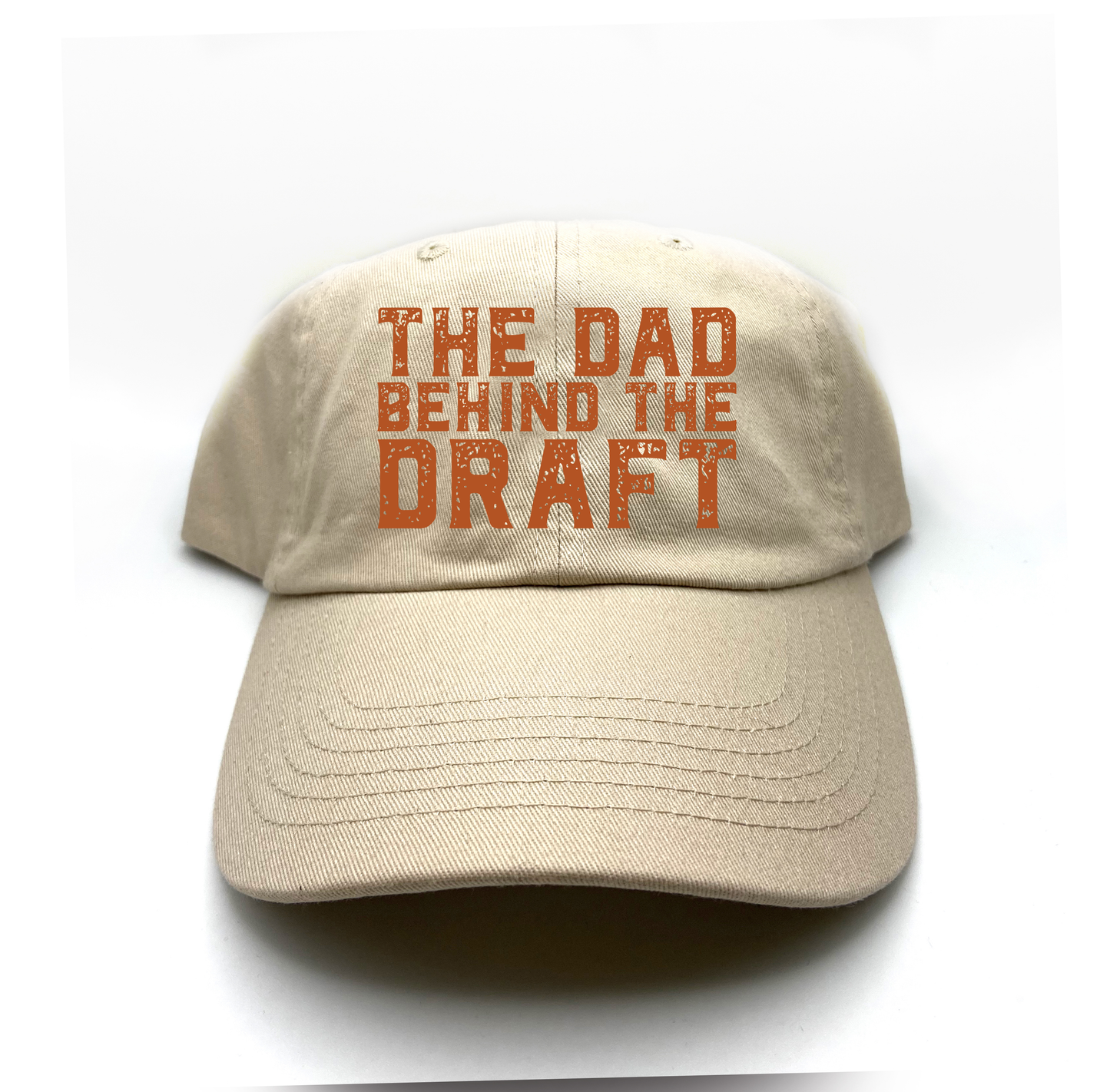 The Dad Behind the Draft Brown Dad Hat