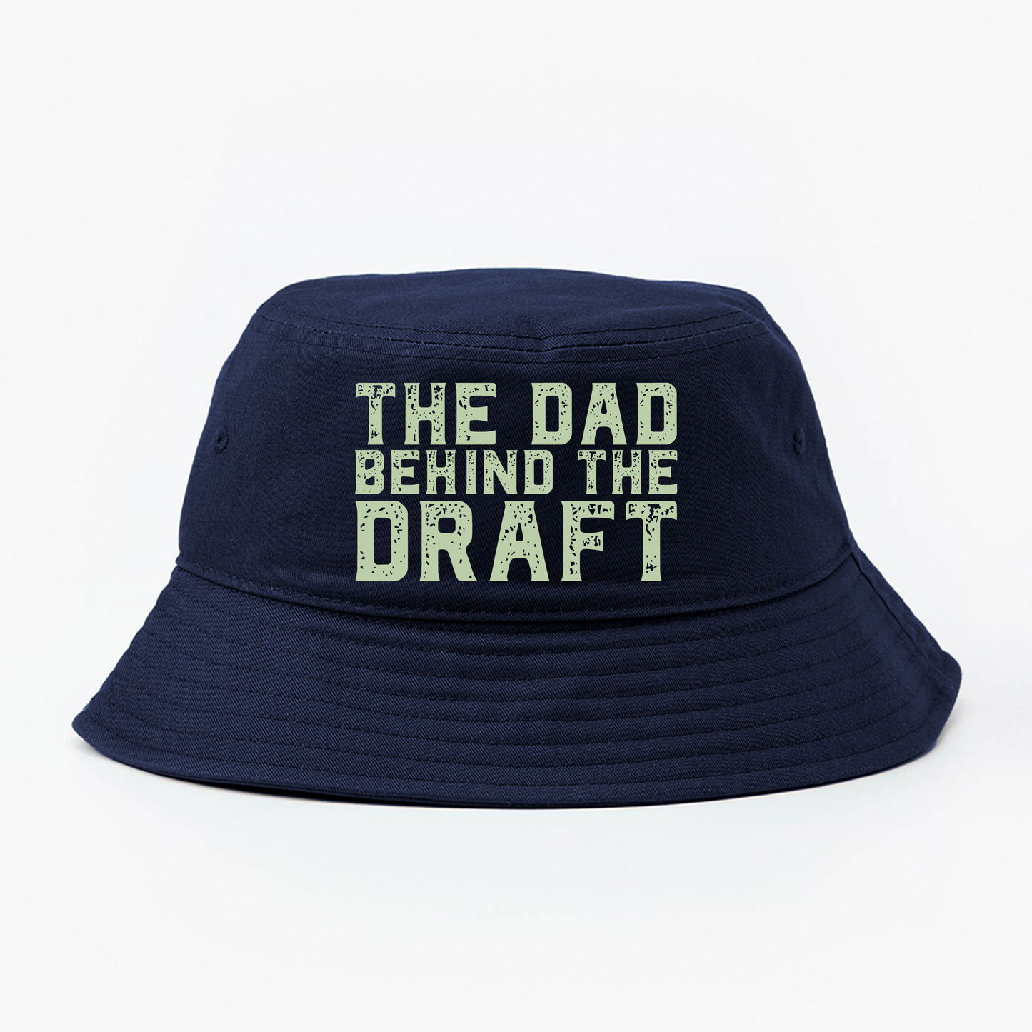 The Dad Behind the Draft Green Bucket Hat