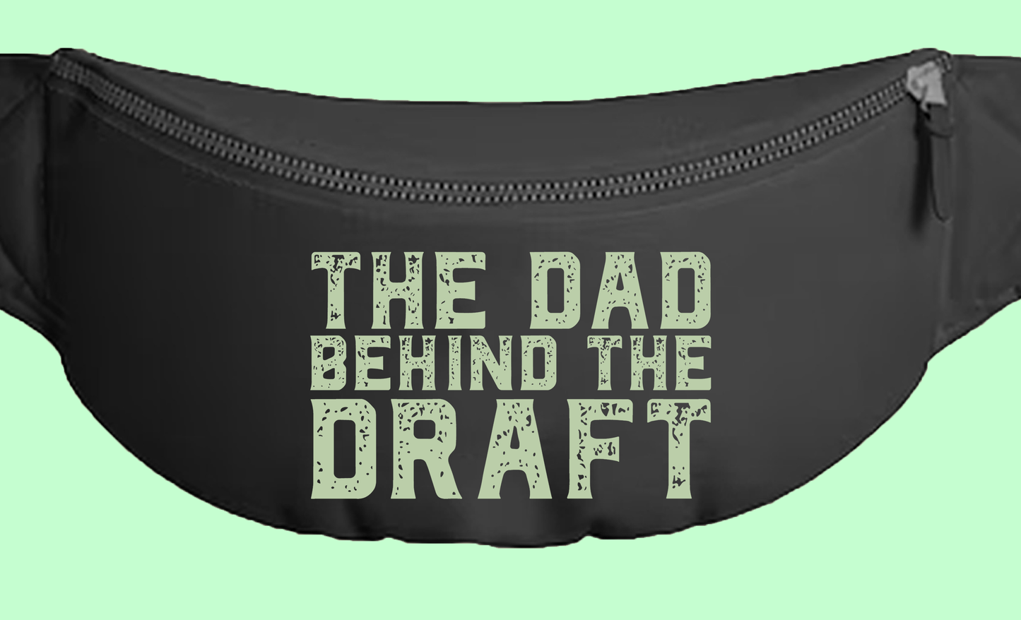 The Dad Behind the Draft Green Fanny Pack