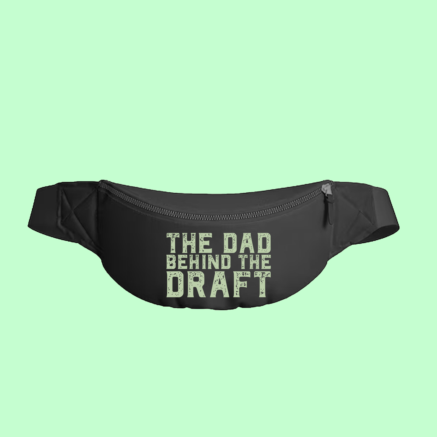 The Dad Behind the Draft Green Fanny Pack