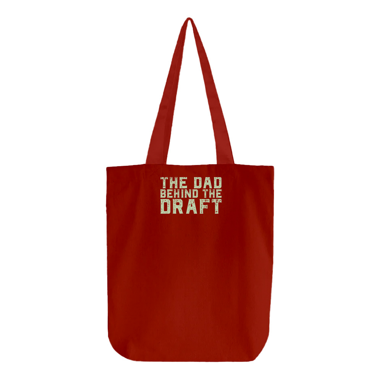 The Dad Behind the Draft Green Tote Bag