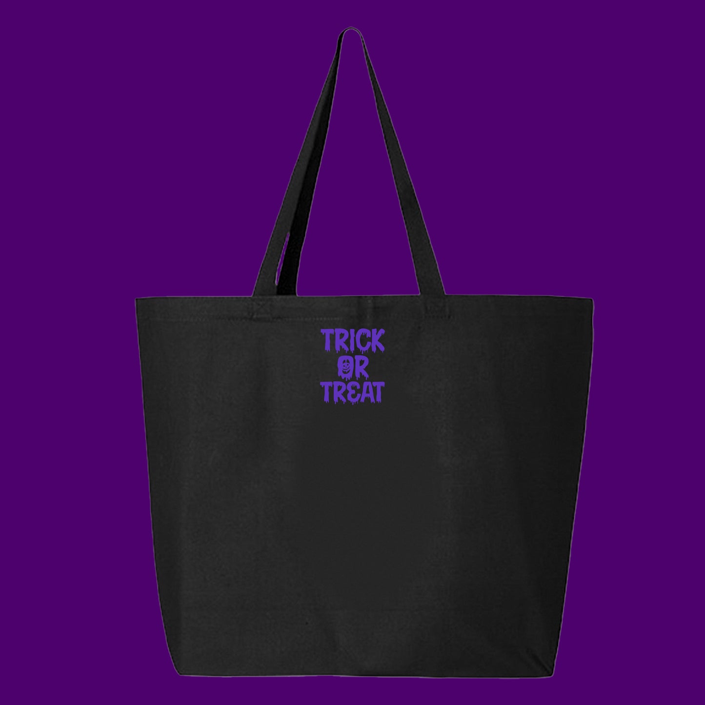Trick or Treat Blue Violet Tote Bag