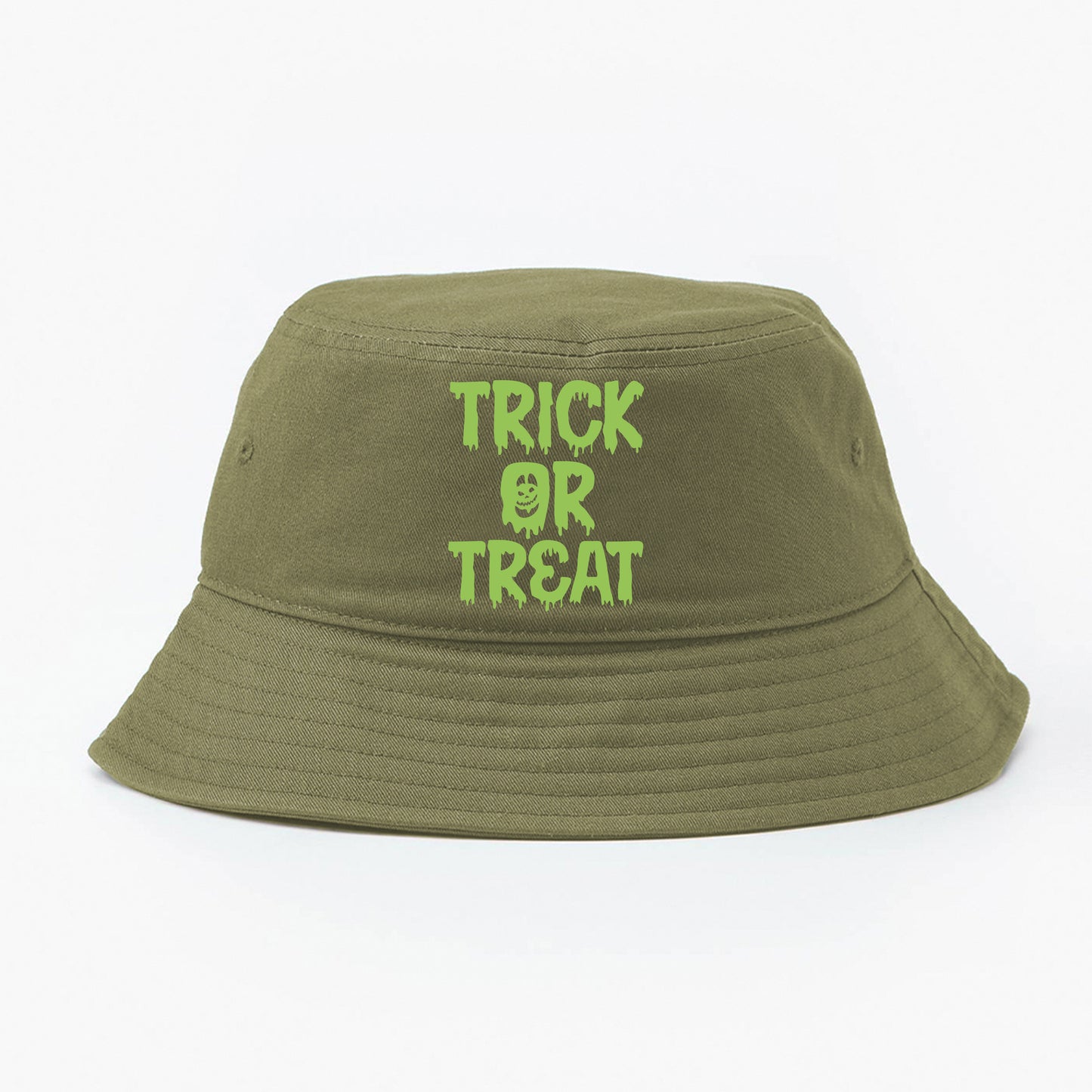 Trick or Treat Green Bucket Hat