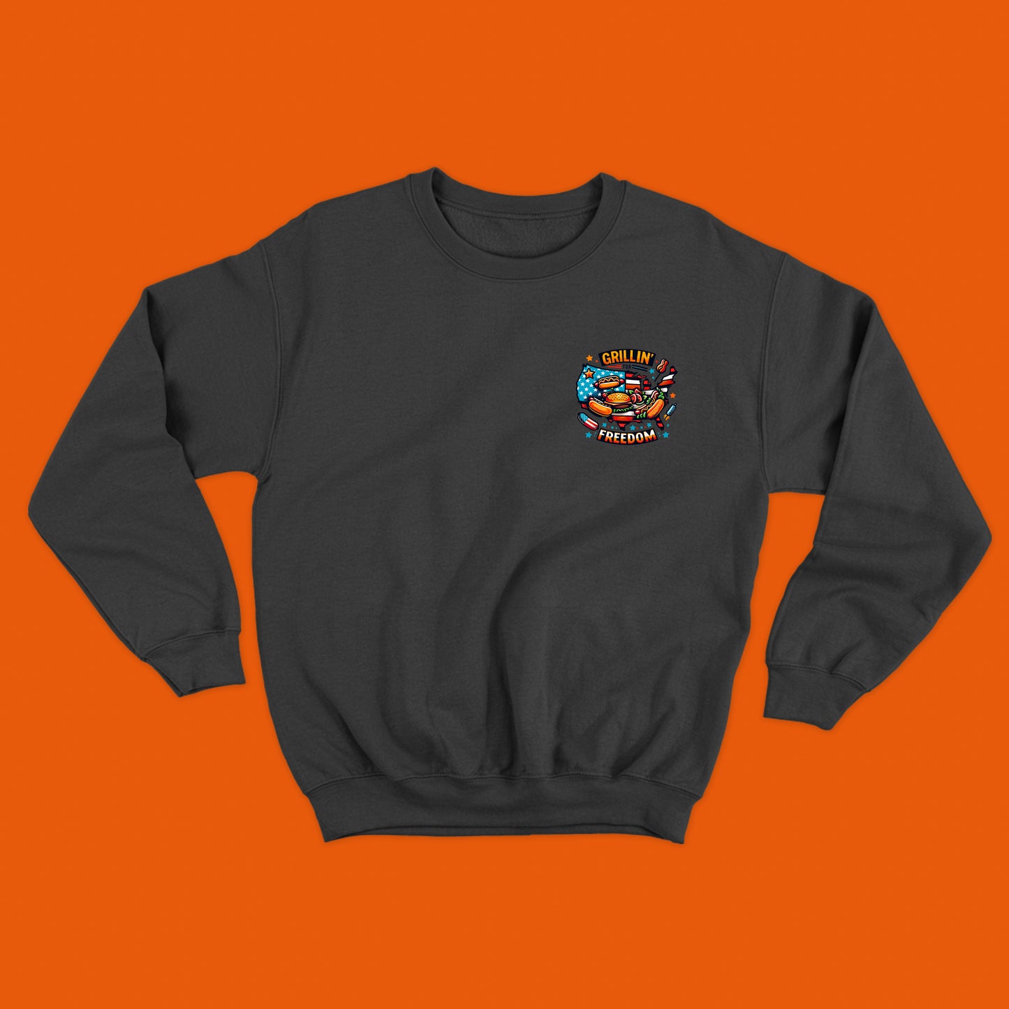 USA Map & BBQ Sweatshirt