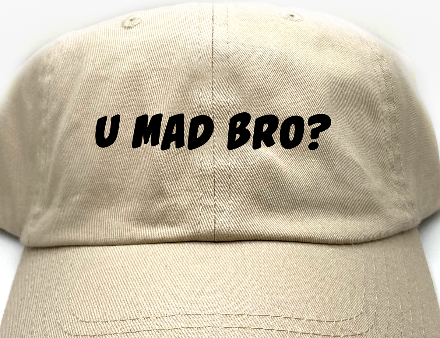 U Mad Bro? Black Dad Hat