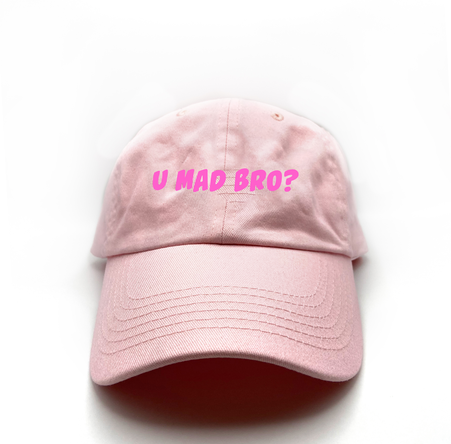 U Mad Bro? Pink Dad Hat