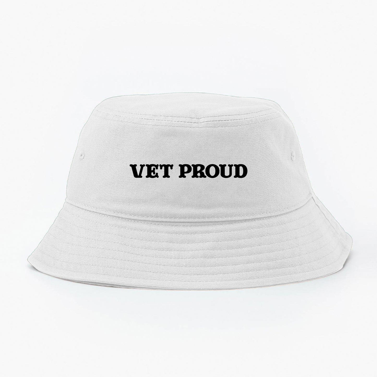 Vet Proud Black Bucket Hat