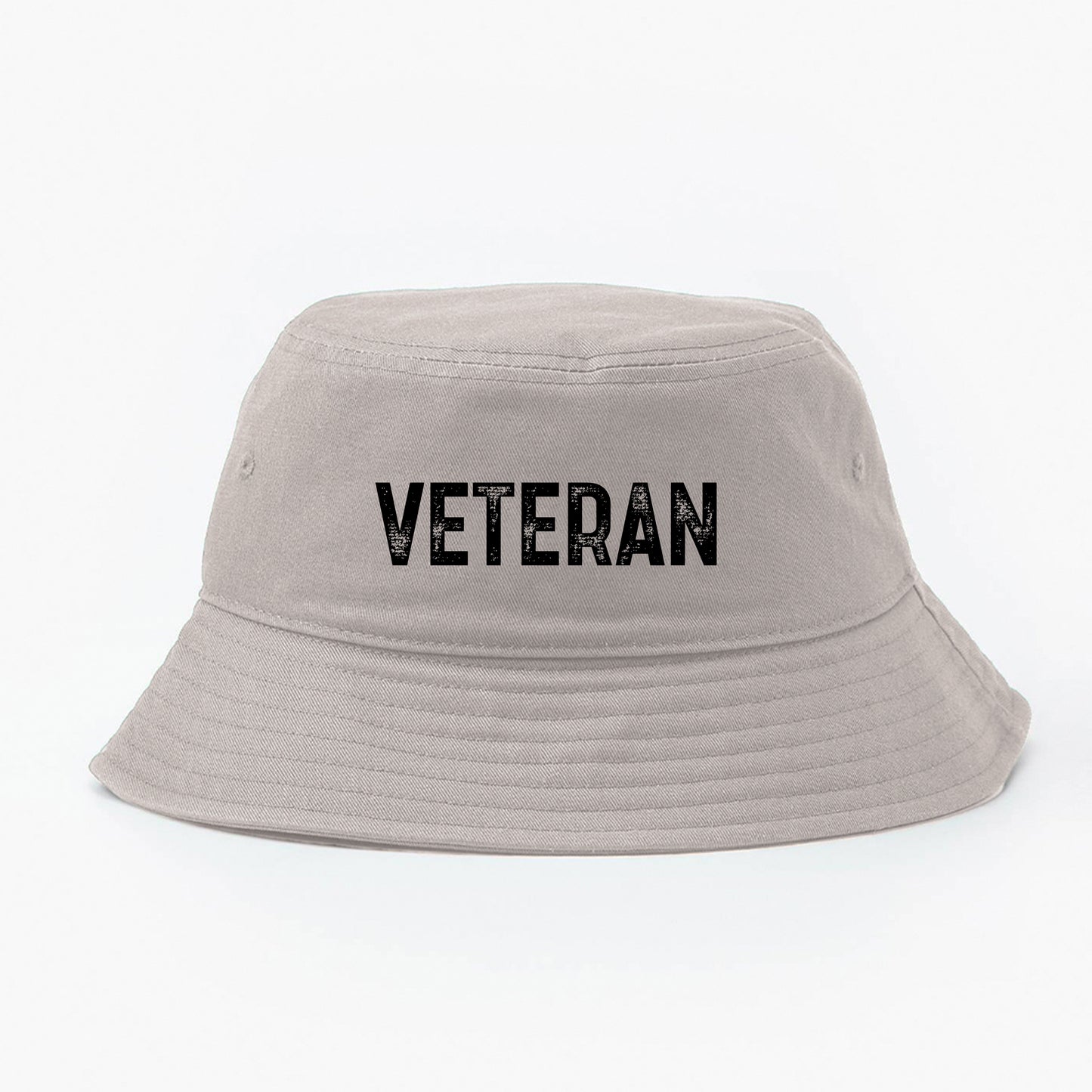 Veteran Black Bucket Hat