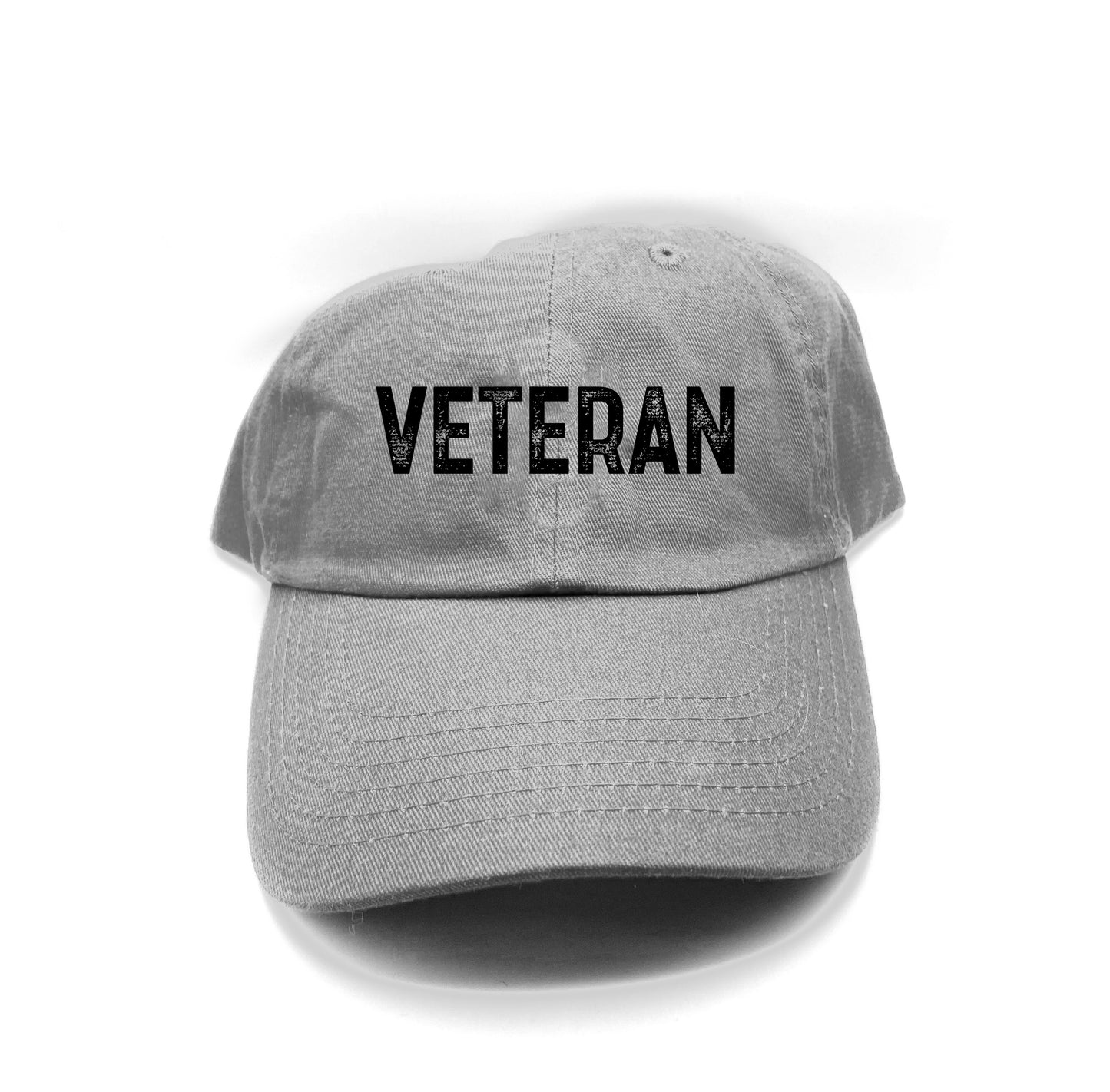 Veteran Black Dad Hat