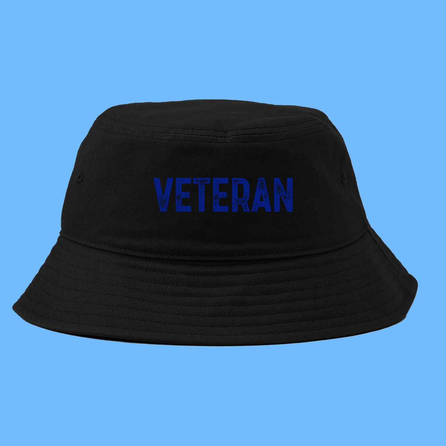 Veteran Blue Bucket Hat
