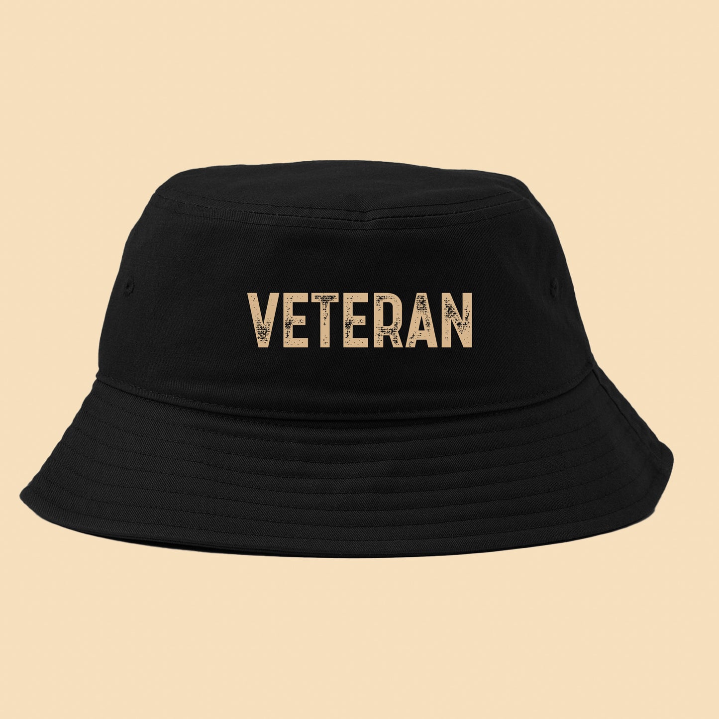 Veteran Tan Bucket Hat