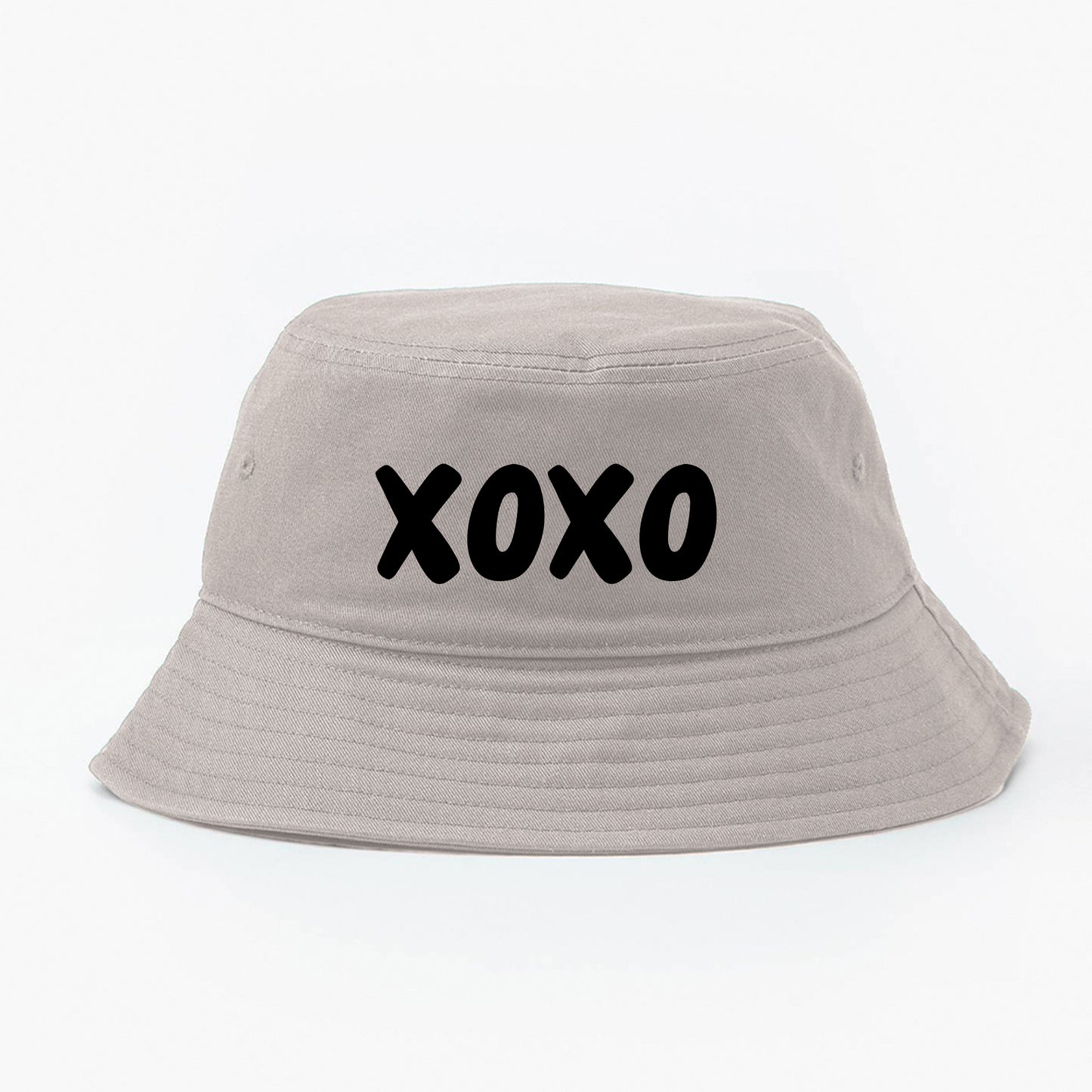 XOXO Black Bucket Hat