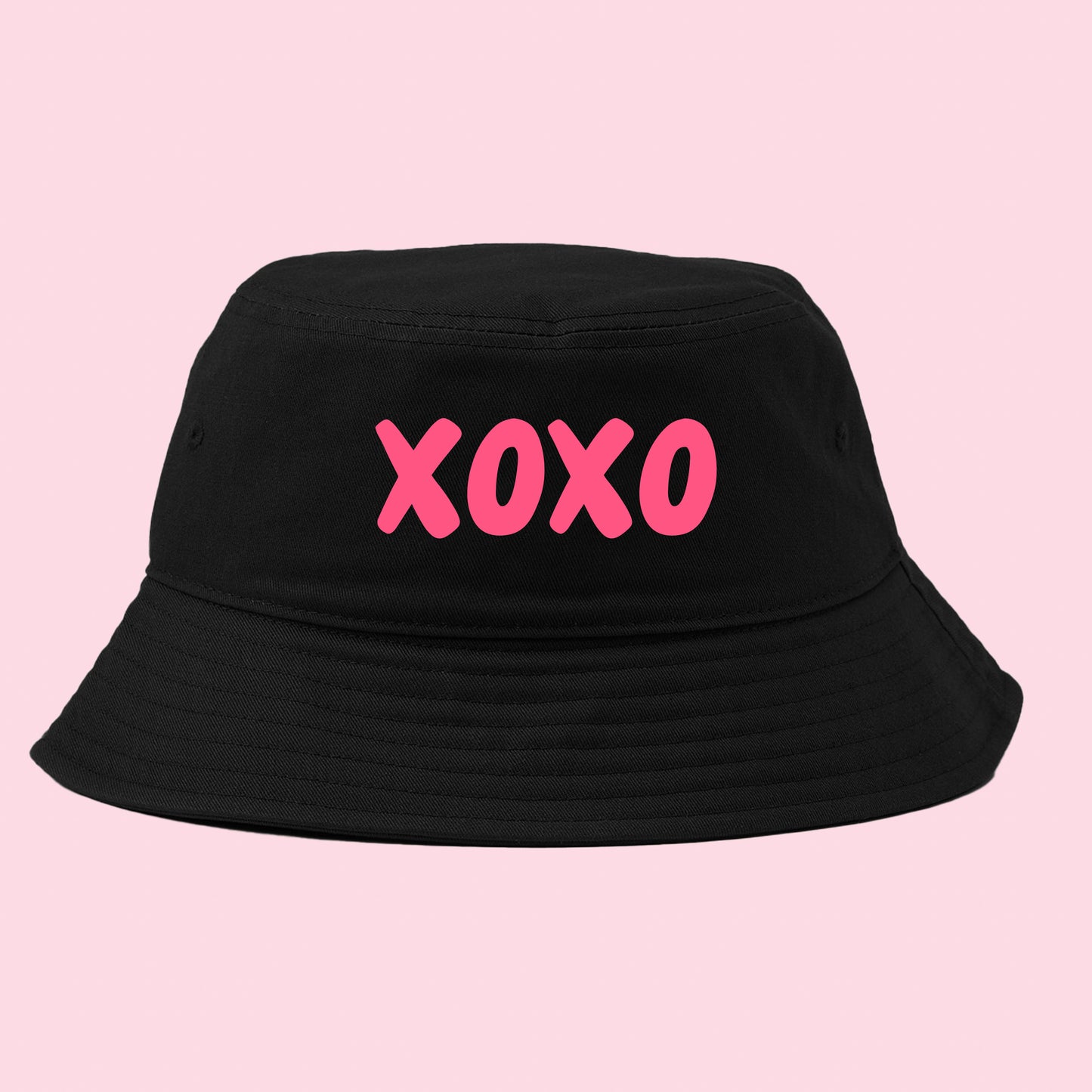 XOXO Pink Bucket Hat