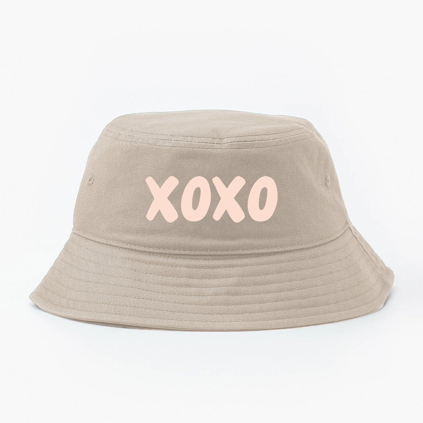 XOXO Tan Bucket Hat