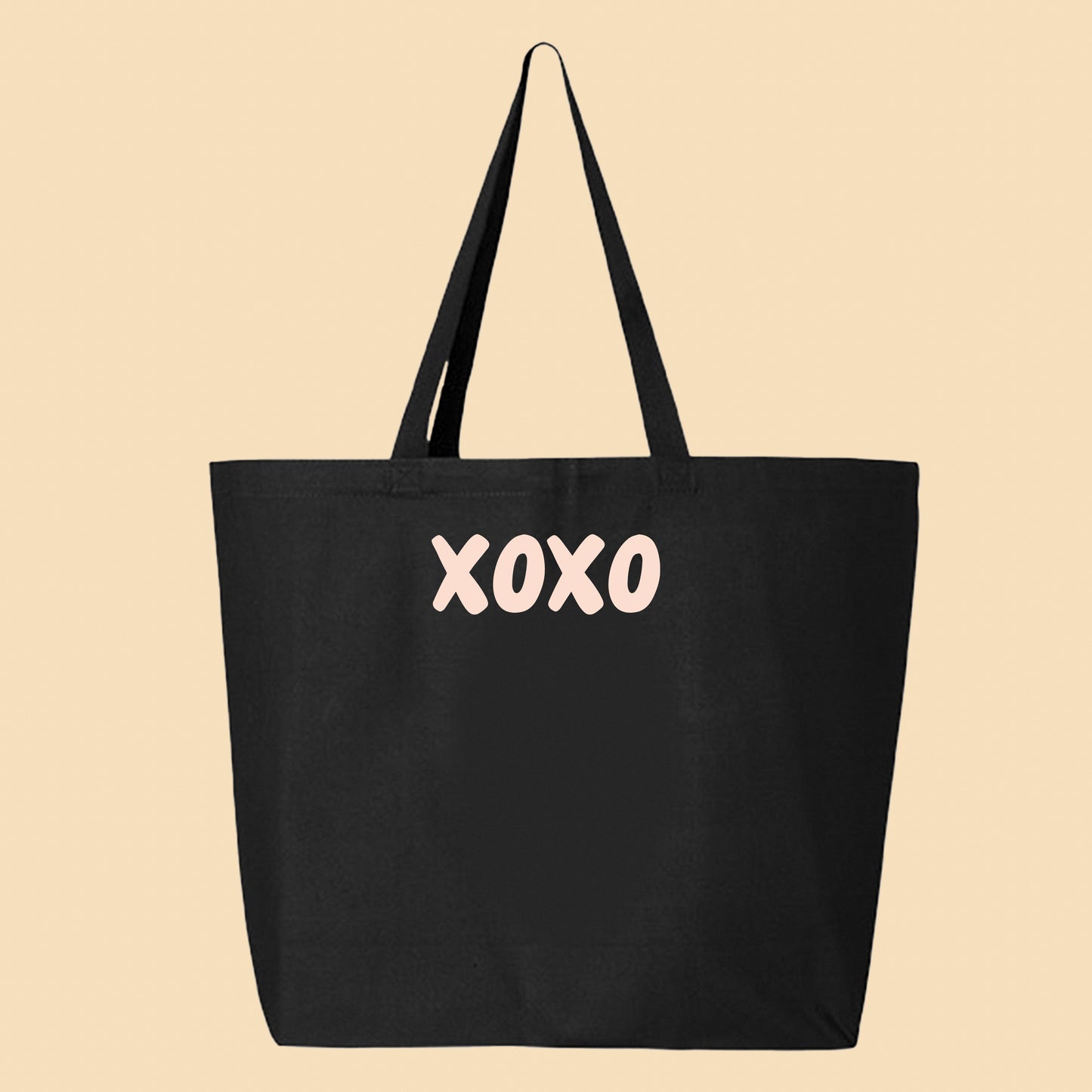 XOXO Tan Tote Bag