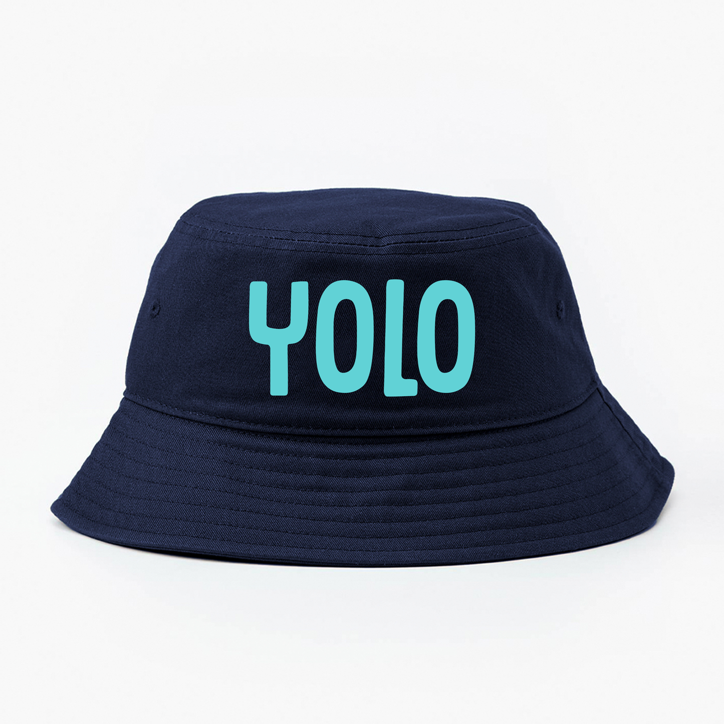 YOLO Blue Bucket Hat