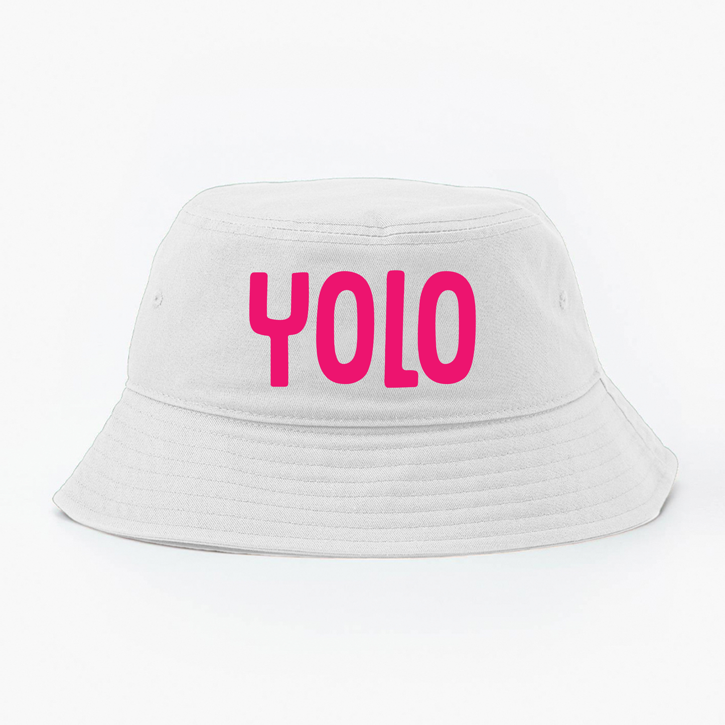 YOLO Pink Bucket Hat