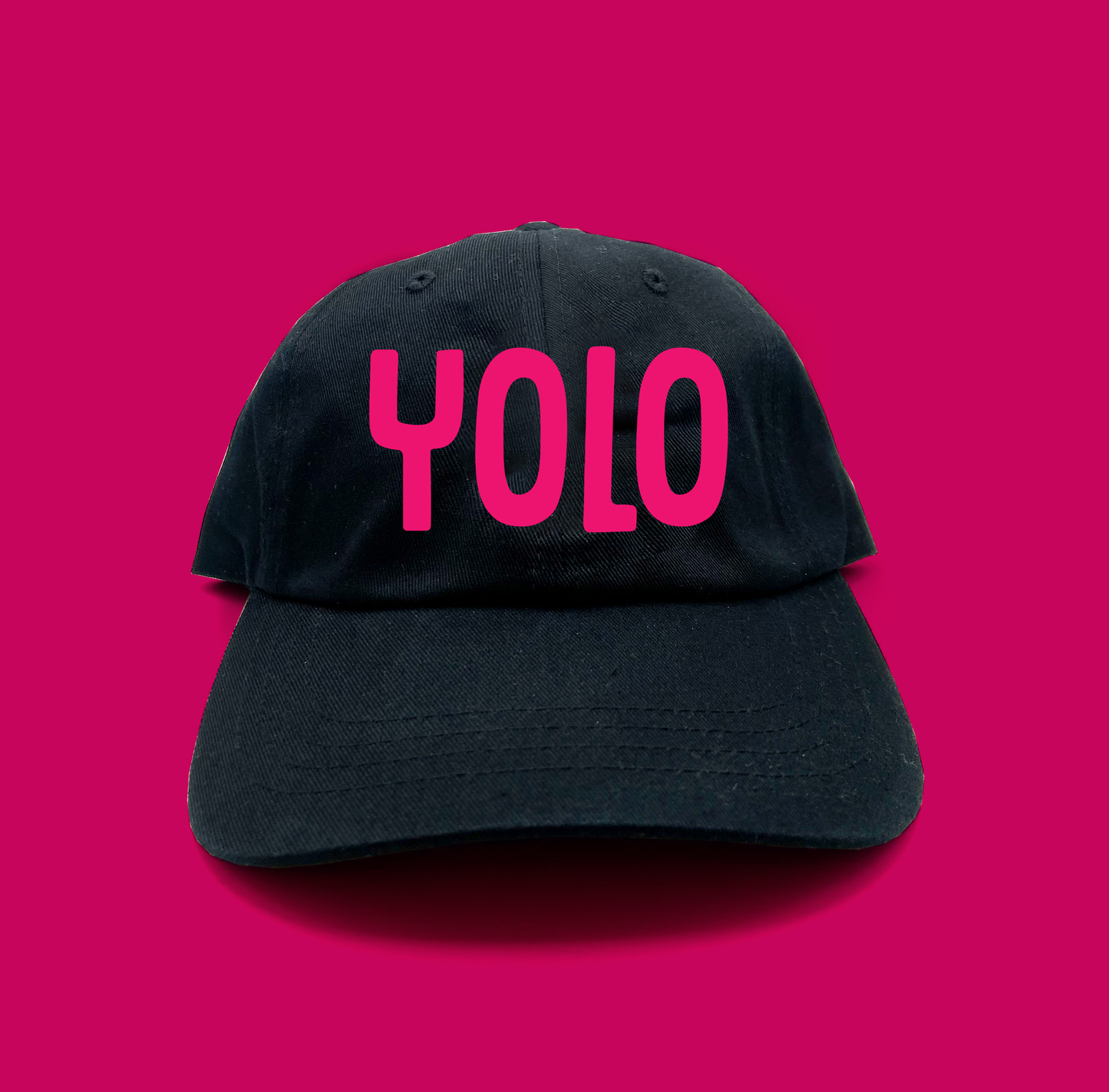 YOLO Pink Dad Hat