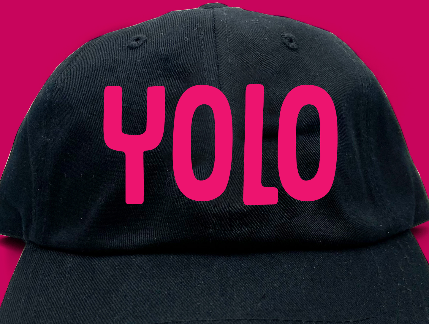 YOLO Pink Dad Hat