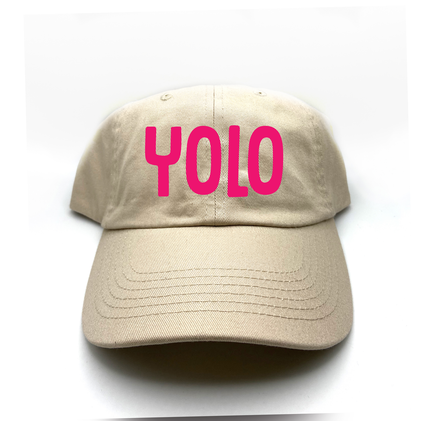 YOLO Pink Dad Hat