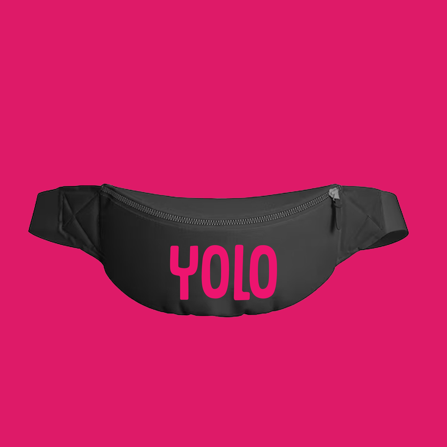 YOLO Pink Fanny Pack