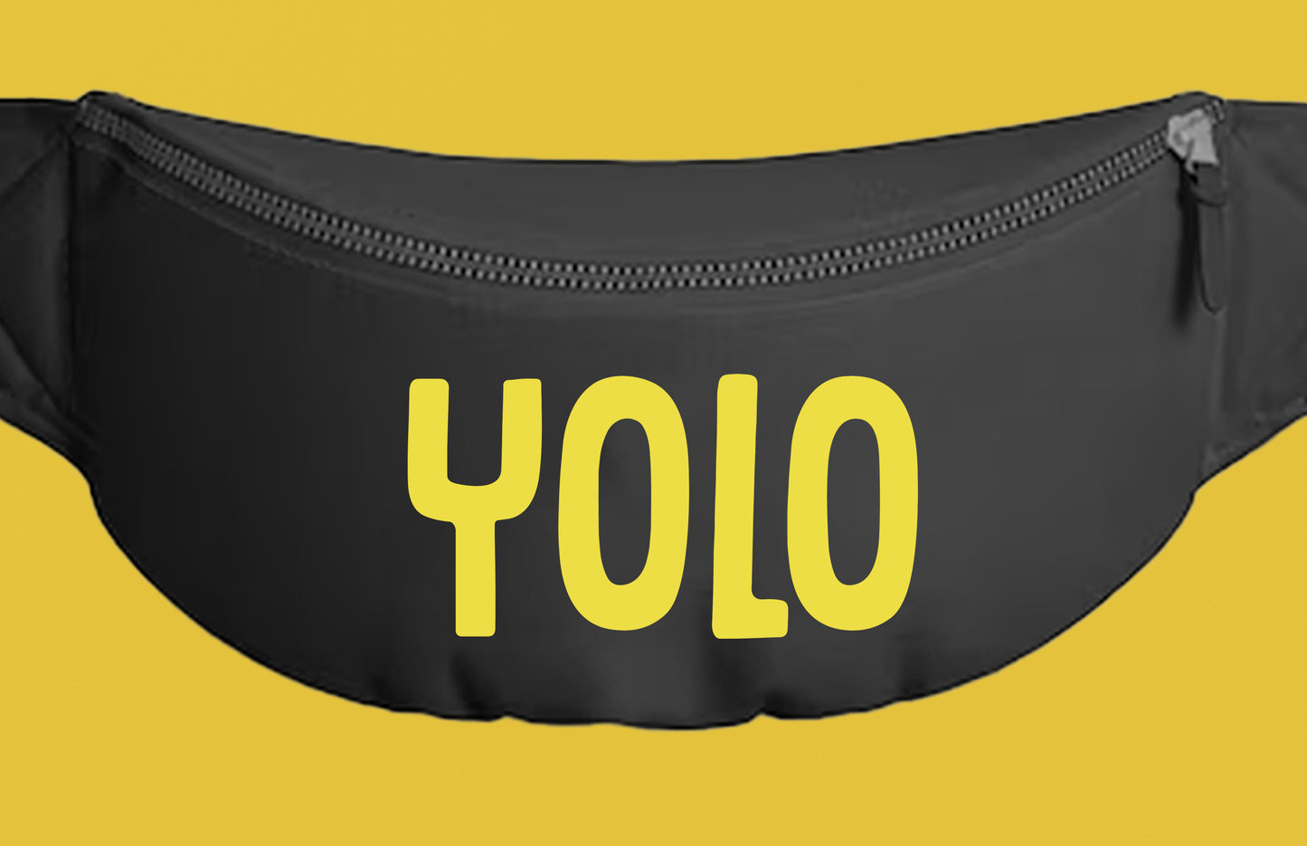 YOLO Yellow Fanny Pack
