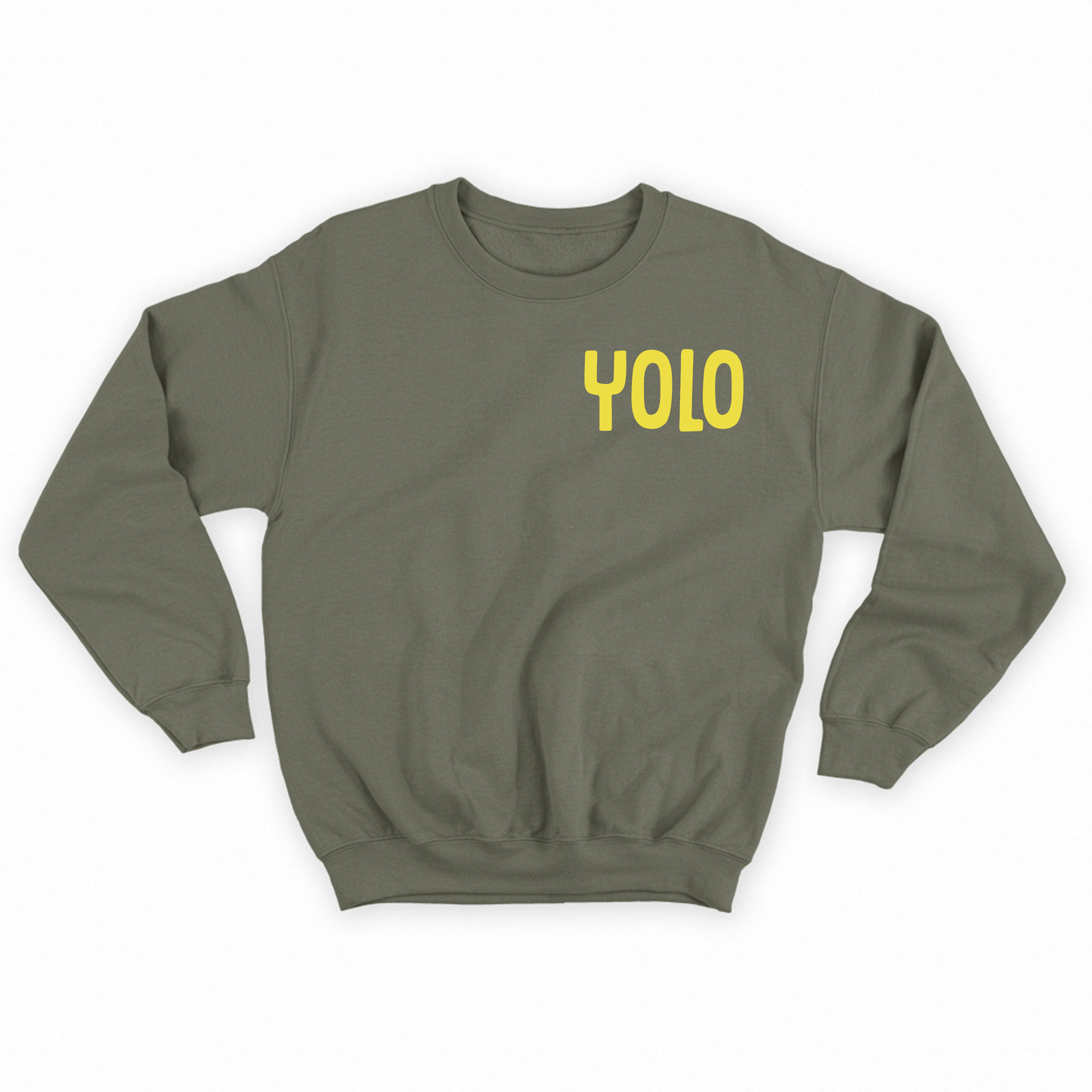 YOLO Yellow Sweatshirt