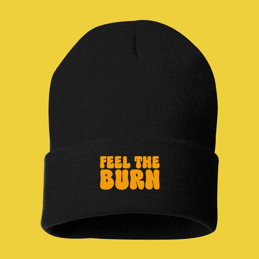 Feel The Burn Orange Beanie