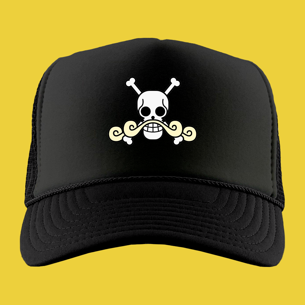 Roger Pirates jolly roger foam trucker