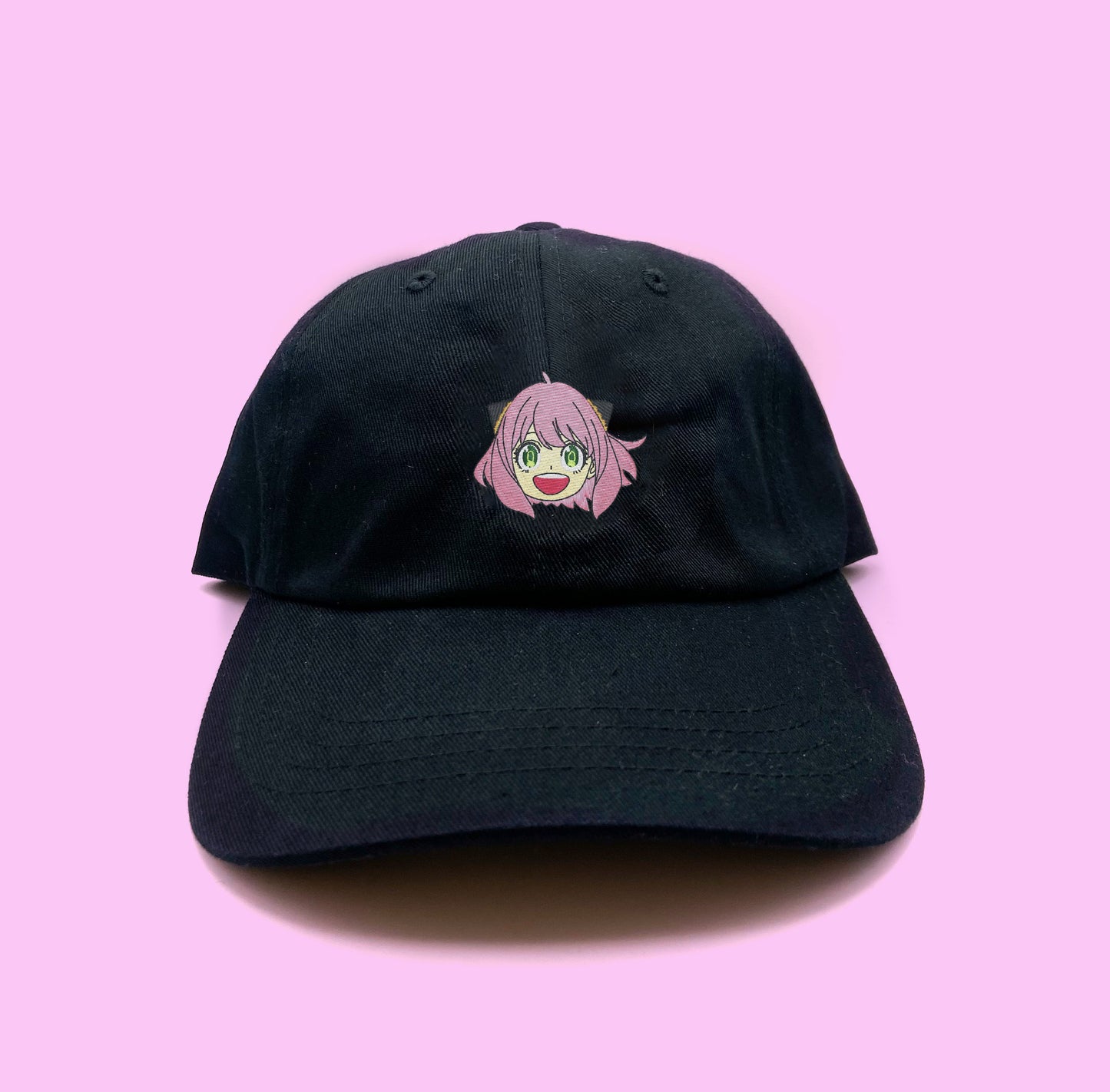 anya smile dad hat