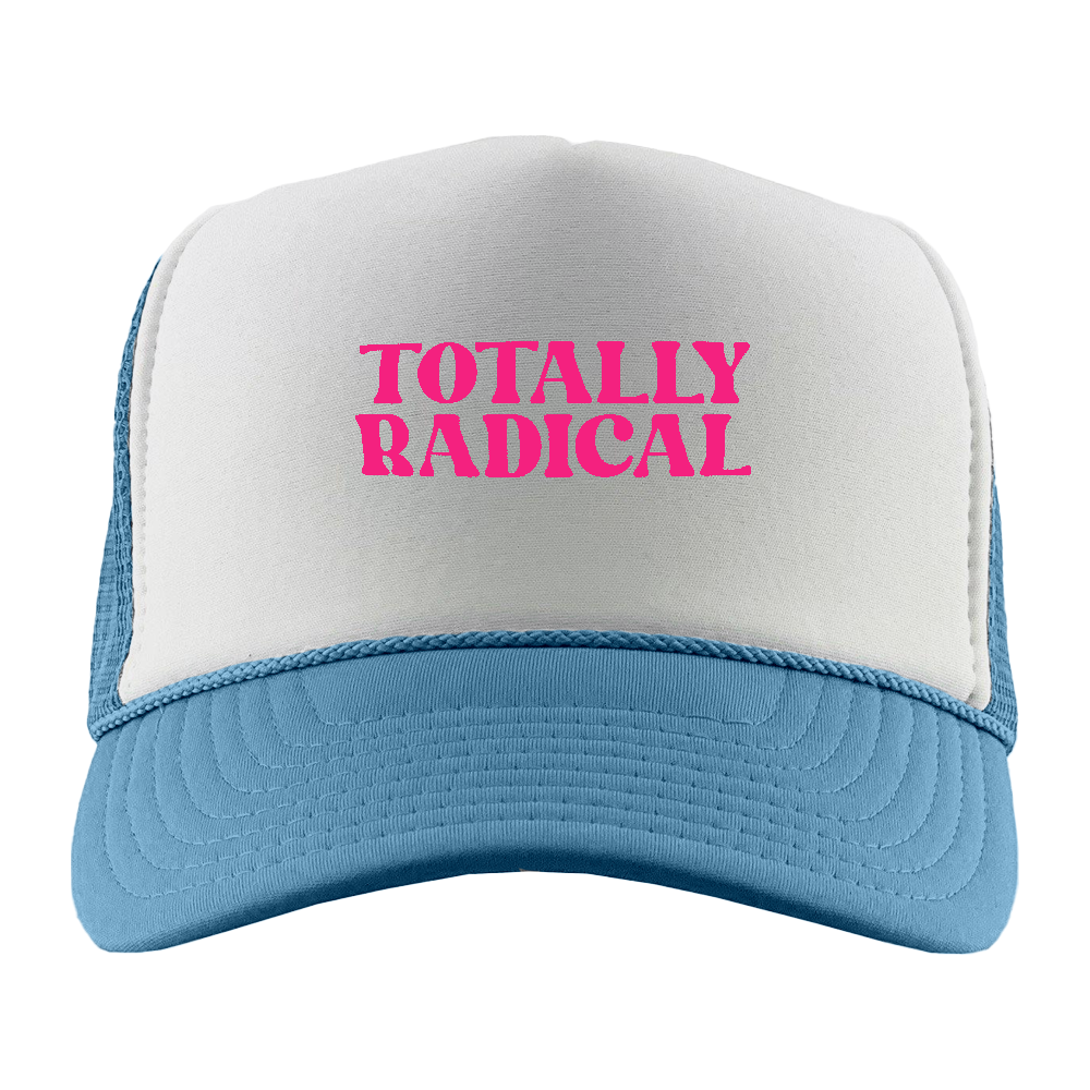 Totally Radical Pink Foam Trucker Hat