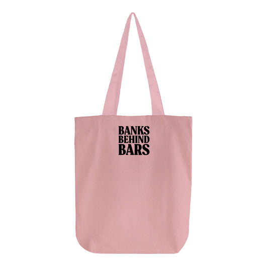 Banks Behind Bars Black Tote Bag