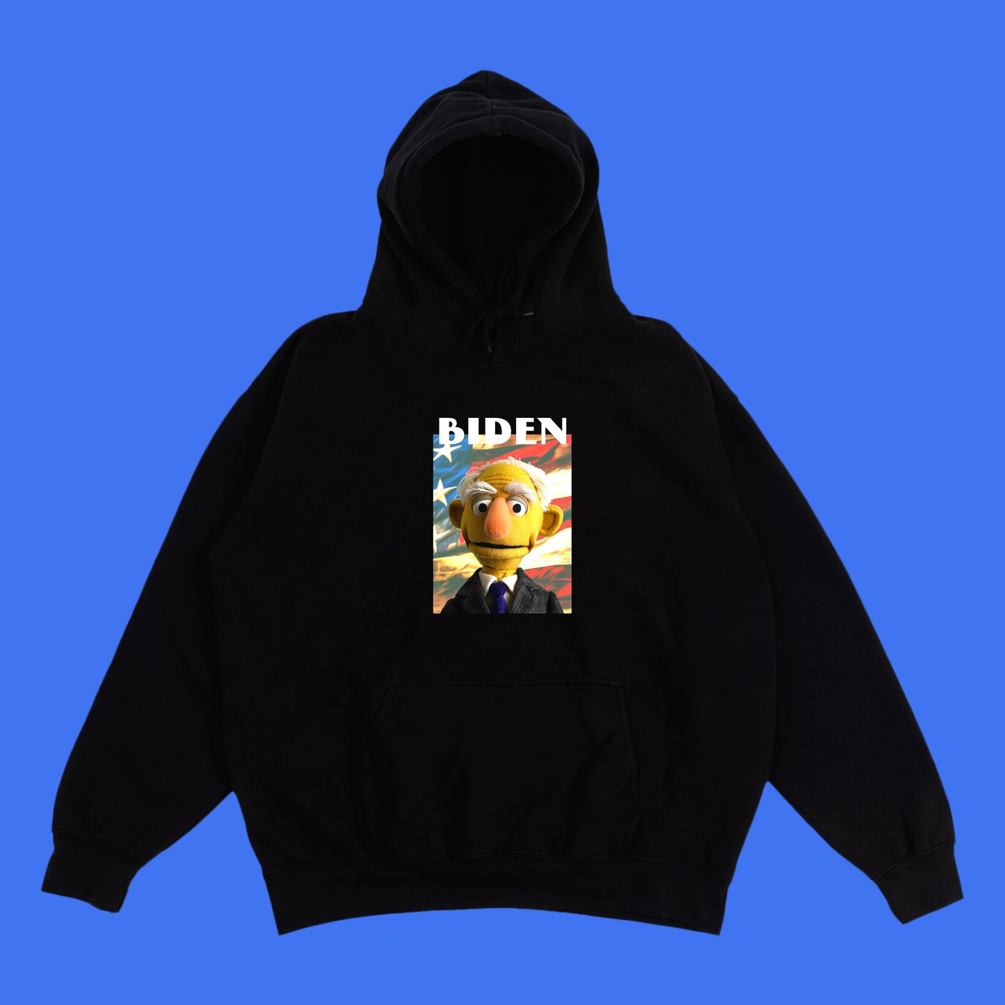 biden muppet flag hoodie