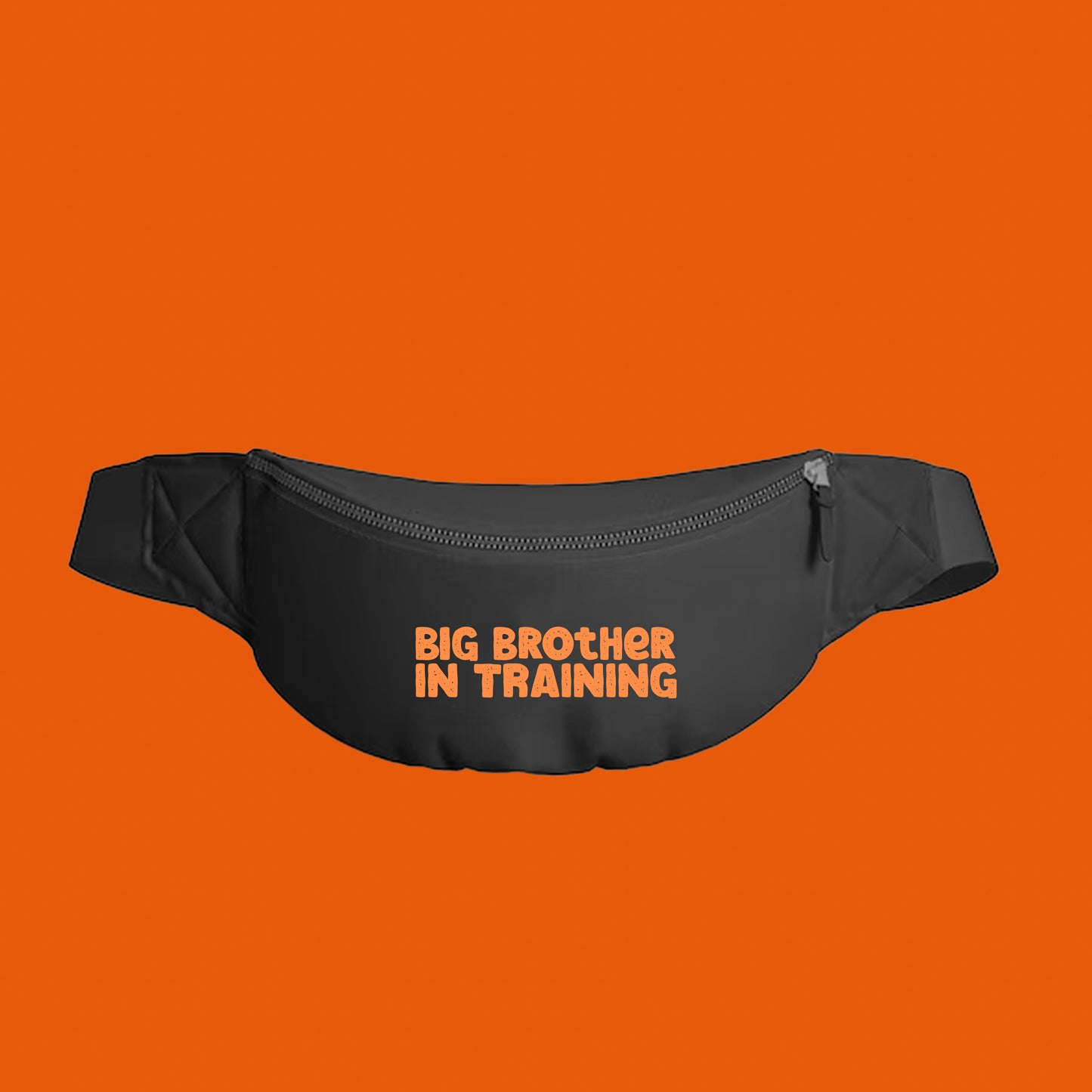 big brother in training orange fanny pack
