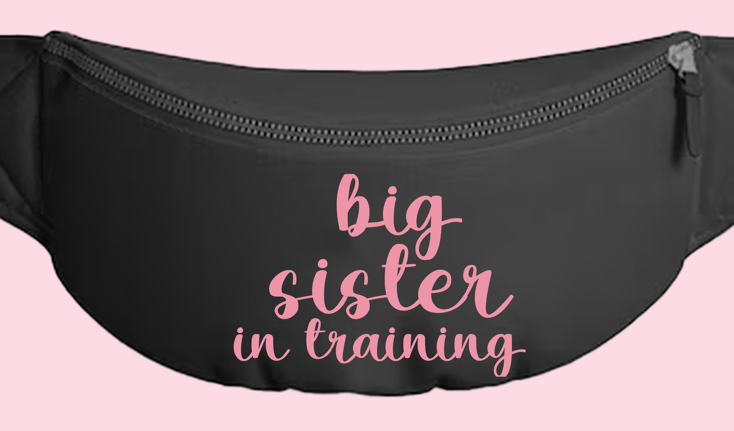 big sister in training pinkbig sister in training pink fanny pack