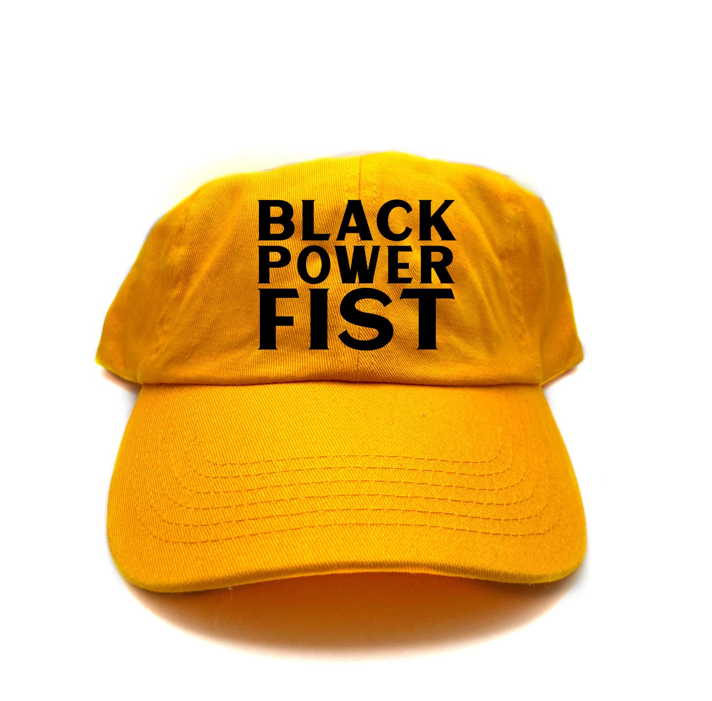 Black Power Fist Black Dad Hat