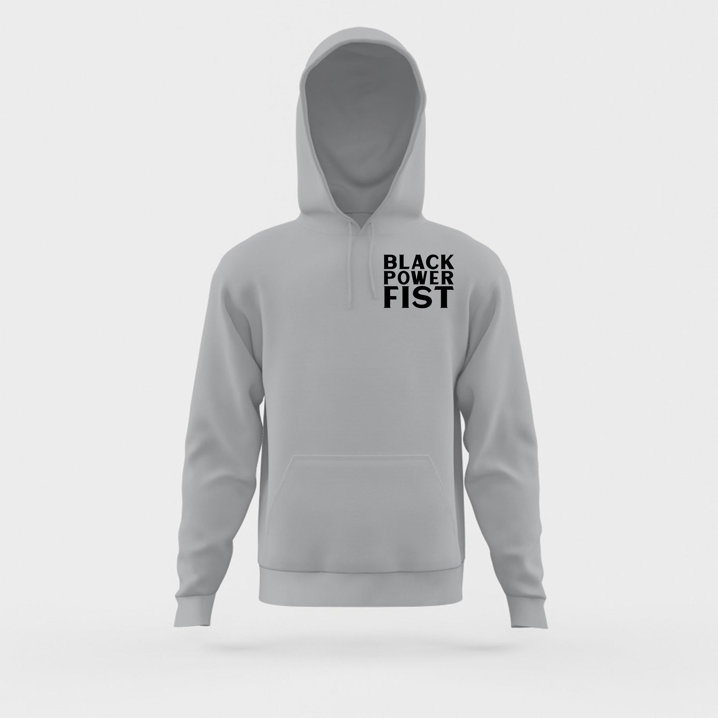 Black Power Fist Black Hoodie